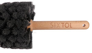 Kulatý kartáč pro čištění těla jízdního kola nebo motorky CAR DETAILING WOOD BRUSH 1 SIXTOL