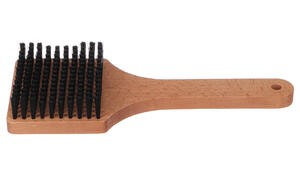 Plochý kartáč pro čištění pláště pneu jízdního kola CAR DETAILING WOOD BRUSH 4 SIXTOL