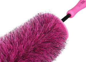 Kartáč na čištění ráfků kol auta CAR DETAILING TIRE BRUSH PINK SIXTOL