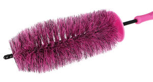 Kartáč na čištění ráfků kol auta CAR DETAILING TIRE BRUSH PINK SIXTOL