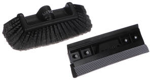 Průtokový kartáč na mytí auta se dvěma nástavci CAR DETAILING WASH BRUSH SET 3, 280cm SIXTOL