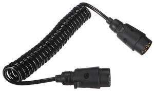 Propojovací spirálový kabel zástrčky tažného zařízení TRAILER CABLE 3, 7-7pin, 3m SIXTOL