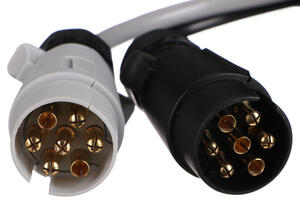 Kabelová redukce zásuvky tažného zařízení TRAILER CABLE 5, ze 13pin na 7pin N+S, 35cm SIXTOL
