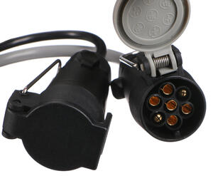 Kabelová redukce zástrčky tažného zařízení TRAILER CABLE 6, ze 13pin na 7pin N+S, 35cm SIXTOL