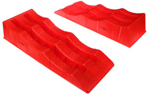 Nájezdové rampy pro auto MECHANIC CAR RAMP 5T, 2ks, červená SIXTOL