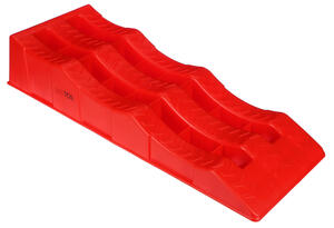 Nájezdové rampy pro auto MECHANIC CAR RAMP 5T, 2ks, červená SIXTOL