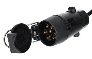 Prodlužovací 7pin kabel - závěsná zásuvka+zástrčka TRAILER CABLE 7, 12V, 5m SIXTOL