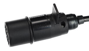 Propojovací spirálový kabel 7pin typ N TRAILER CABLE 11, plastová zástrčka, 24V, 3,5m SIXTOL