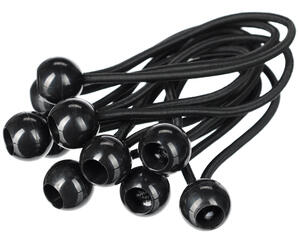 Sada upínacích gum s kuličkou CARGO CORD SET 3, 15cm, 10ks SIXTOL