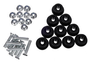 Sada háčků se šroubky pro upevnění sítě/plachty k vozíku TRAILER HOOK SET 2, 10 ks SIXTOL