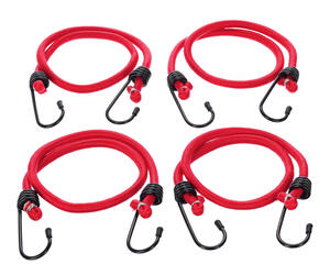 Gumové upínací popruhy/gumicuky CARGO CORD BASIC 80, 80cm, 4ks SIXTOL