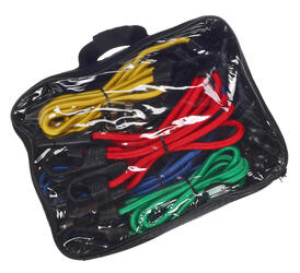 Sada gumových upínacích popruhů/gumicuků CARGO CORD SET 26, 26ks SIXTOL