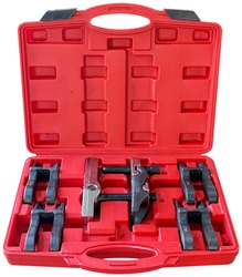 Sada stahováků kulových čepů s vyměnitelnými čelistmi MECHANIC BALL JOINT 9, 5 ks SIXTOL