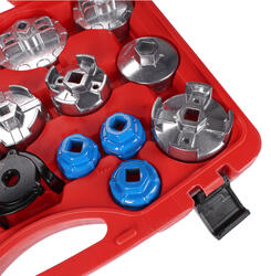 Sada na demontáž olejových filtrů MECHANIC OIL WRENCH 19, 19 ks SIXTOL