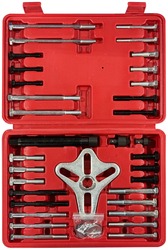 Sada stahováků volantu a klikové hřídele MECHANIC PULLER SET 8, 46 ks SIXTOL