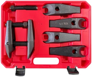 Stahovák kulových čepů evropských vozů MECHANIC PULLER SET 9, 4 velikosti SIXTOL