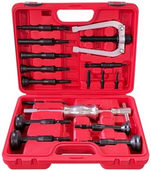 Sada stahováků vnitřních ložisek s kluzným kladivem MECHANIC BEARING PULLER 5, 16 ks SIXTOL