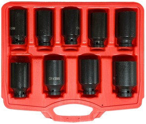 Sada nástrčných hlavic MECHANIC WRENCH SET 1, 1/2", 9 ks SIXTOL