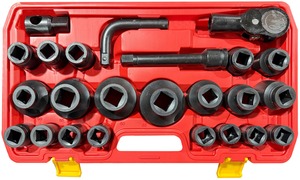 Sada nástrčných hlavic MECHANIC WRENCH SET 3, heavy-duty, 26 ks SIXTOL