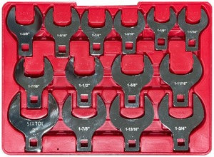 Sada vyměnitelných stranových klíčů MECHANIC WRENCH SET 5, 1/2", 14 ks SIXTOL