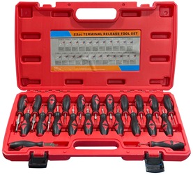 Sada vypichováků pinů a konektorů MECHANIC TERMINAL PIN SET 1, 23 ks SIXTOL