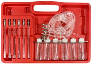 Testovací sada pro měření průtoku vstřikovačů Common Rail MECHANIC FLOW METER 1 SIXTOL