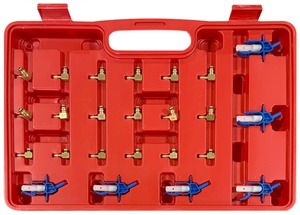 Testovací sada pro měření průtoku vstřikovačů Common Rail MECHANIC FLOW METER 1 SIXTOL