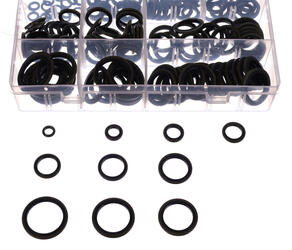 Sada těsnicích kroužků z NBR a oceli MECHANIC RING SET 3, M6–M24, 180 ks SIXTOL