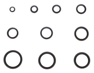 Sada těsnicích kroužků z NBR a oceli MECHANIC RING SET 3, M6–M24, 180 ks SIXTOL