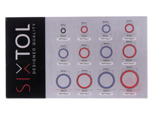 Sada hydraulických těsnění s gumovým límcem MECHANIC RING SET 4, 245 ks SIXTOL