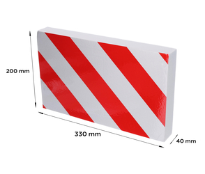 Samolepicí pěnový chránič do garáže CAR PARK GUARD BLOCK 1, 20x33x4cm, 1ks SIXTOL