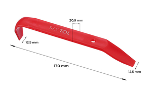 Plastové páčidlo na demontáž čalounění a interiéru MECHANIC TRIM ONE 5 SIXTOL