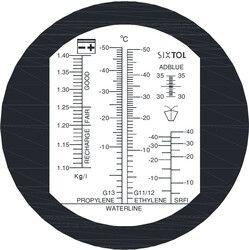 Refraktometr na měření provozních kapalin automobilu + AdBlue, SIXTOL
