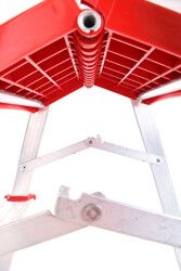 Schůdky hliníkové skládací ALU STEPS 9, 9 stupňů, nejvyšší schůdek 200 cm, nosnost 120 kg SIXTOL