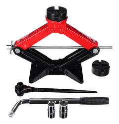 Nůžkový zvedák s ráčnou SX SCISSOR JACK WIDE PAD 2,5T SIXTOL