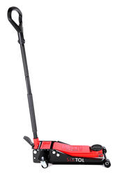 Pojízdný hydraulický zvedák heavy-duty 3T nízkoprofilový, s pedálem SX JACK PEDAL 3T BLACK SIXTOL