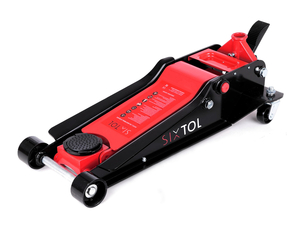 Pojízdný hydraulický zvedák heavy-duty 4T nízkoprofilový, s pedálem SX JACK PEDAL 4T BLACK SIXTOL