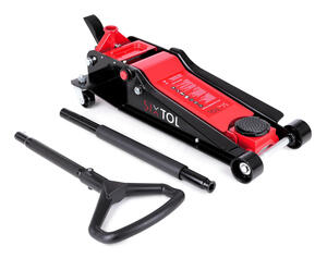 Pojízdný hydraulický zvedák heavy-duty 4T nízkoprofilový, s pedálem SX JACK PEDAL 4T BLACK SIXTOL