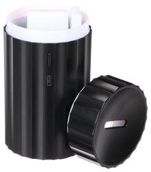 Aroma difuzer Car Flame do auta černý 100ml, USB-C, do držáku na pití SIXTOL