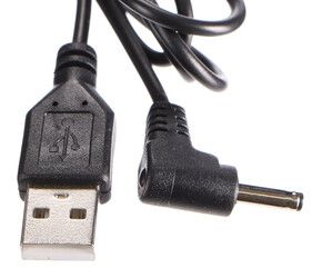 Náhradní napájecí USB kabel DC jack 3,5x1,35mm, pro difuzéry Flower a Ball SIXTOL