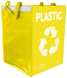Tašky na tříděný odpad SORT EASY 3 BASIC EN, 30x30x40 cm, 3 x 36 l, 3 ks SIXTOL