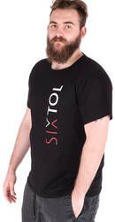 Tričko pánské T-SHIRT, černá, velikost XL, 100% bavlna SIXTOL