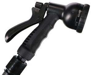 Smršťovací zahradní hadice FLEXI 1, 5-15m, 1/2", 3vrstvý latex, černá + stříkací pistole SIXTOL