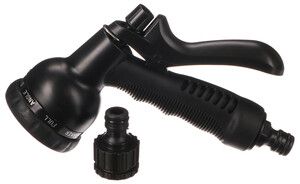 Smršťovací zahradní hadice FLEXI 1, 5-15m, 1/2", 3vrstvý latex, černá + stříkací pistole SIXTOL