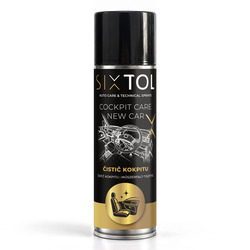 Čistič kokpitu s vůní nového vozu COCKPIT CARE NEW CAR, 300 ml SIXTOL