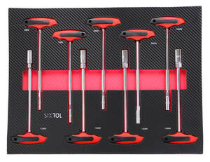 Dílenský vozík s nářadím MECHANIC TROLLEY TITAN 1559, 13 šuplíků, 1559 ks nářadí SIXTOL