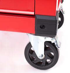 Dílenský vozík na nářadí MECHANIC TROLLEY KEVIN RED, 7 šuplíků SIXTOL