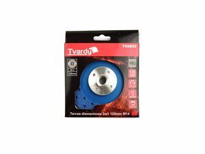 Kotouč diamantový 2v1 pro řezání a broušení dlaždic a keramiky 125x22,23mm M14 GEKO