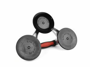 Přísavka na sklo a obklady, hliníková 3x125mm GEKO