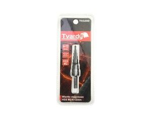 HSS stupňovitý vrták M2 TiAlN 4-12mm GEKO